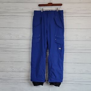 Body Glove Snow Pants in Blue Heavyweight Waterproof Mens Size L